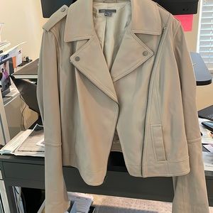 Vince bomber style leather jacket